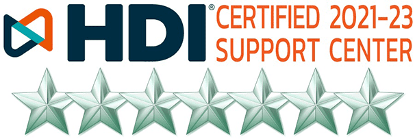 HDI CERTIFIED 2019-21 SUPPORT CENTER