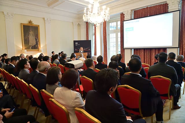 2025年6月　「Natcap・あいおいニッセイ同和損保パートナーシップフォーラム2025」でのKathyWillis教授（Oxford大学生物多様性教授）による講演の模様